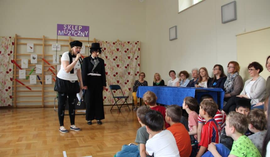Wizyta dzieci z przedszkola nr 102 i gości z Estonii